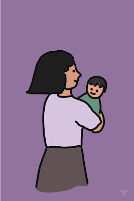 Mother and baby