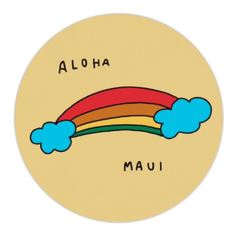 Aloha Maui Sticker